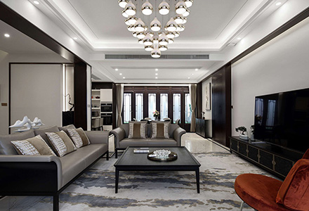 北京首創(chuàng  )·瀾茵山新中式風(fēng)格別墅裝修設計