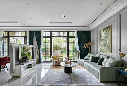 北京景粼原著(zhù)美式風(fēng)格別墅裝修設計