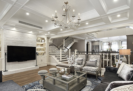 北京金科王府美式風(fēng)格別墅裝修設計