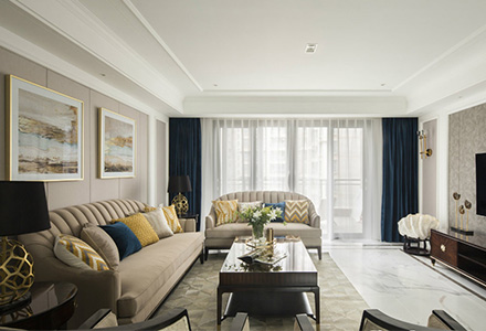 北京長(cháng)安太和美式風(fēng)格軟裝設計