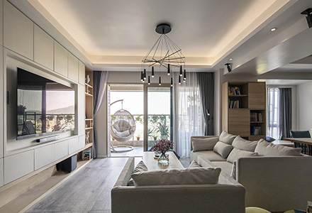 北京金地華著(zhù)現代風(fēng)格軟裝設計