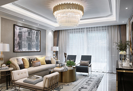 北京首創(chuàng  )·天閱西山法式風(fēng)格軟裝設計
